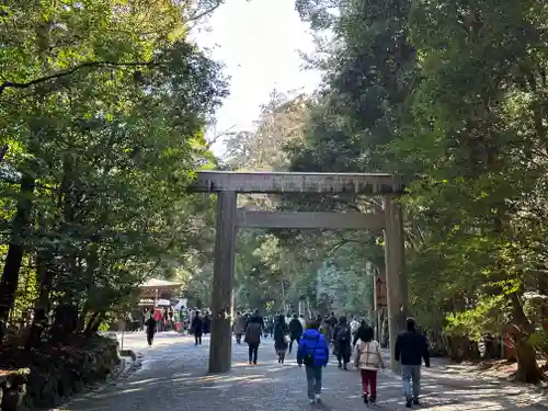 伊勢神宮内宮（皇大神宮）の鳥居