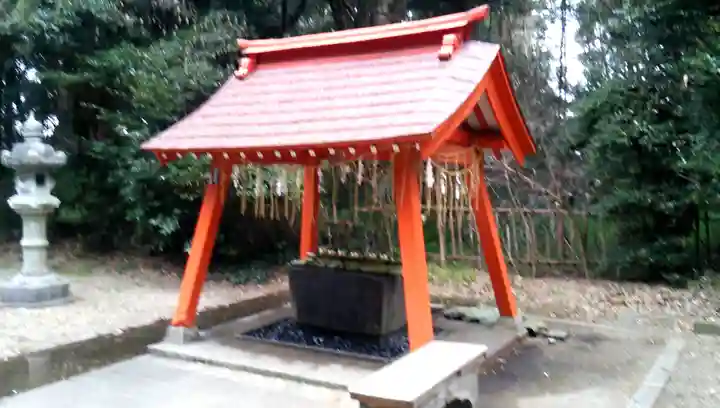 息栖神社の手水舎