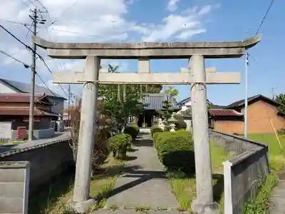 川北住吉神社の鳥居