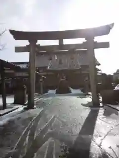 祇園宮日吉神社の鳥居