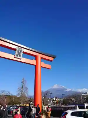 富士山本宮浅間大社の鳥居