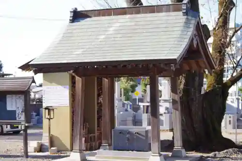 護国寺の手水舎