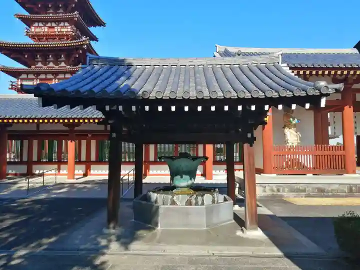 薬師寺の手水舎