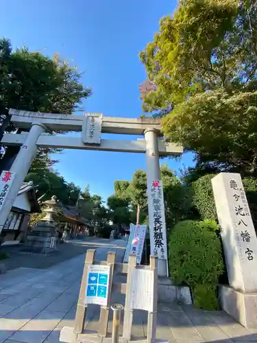 亀ケ池八幡宮の鳥居