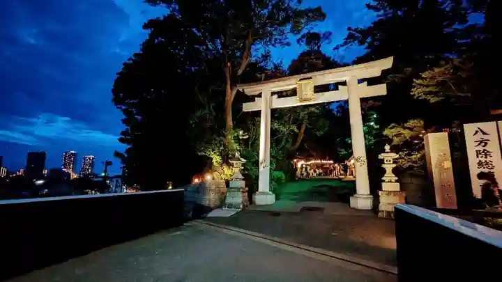 検見川神社の鳥居