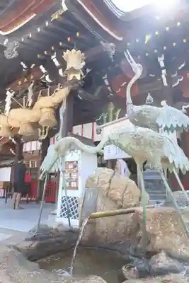 櫛田神社の手水舎