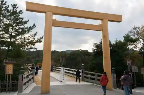 伊勢神宮内宮（皇大神宮）の鳥居