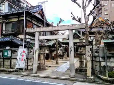 松山神社の鳥居