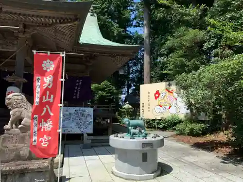 男山八幡神社の狛犬