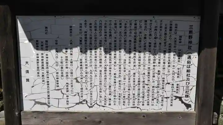 三熊野神社の歴史