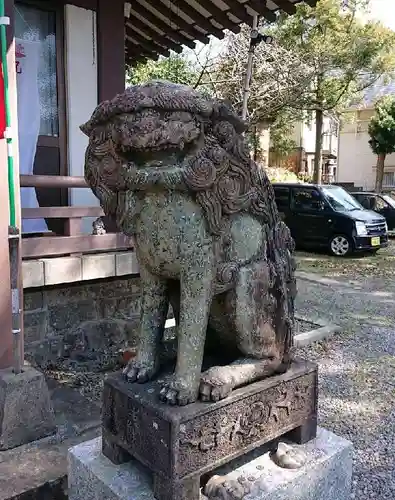 中川八幡神社の狛犬