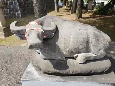 於保多神社の狛犬