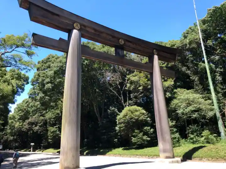 明治神宮の鳥居