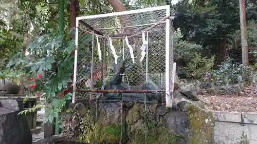 枚岡神社の手水