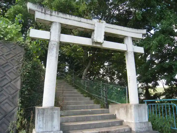 女浅間神社の鳥居