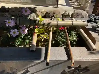 新羅神社の手水舎