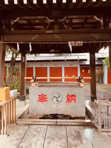 自由が丘熊野神社の手水舎