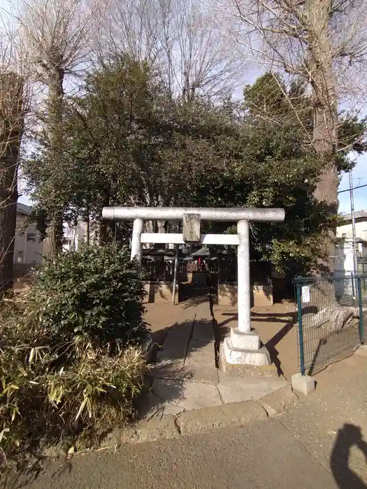 猿田彦神社(本天沼稲荷神社境外摂社)の鳥居