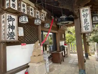 星田妙見宮の本殿・本堂