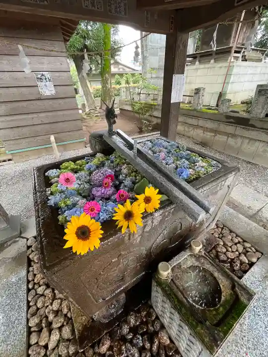 上野総社神社の手水舎