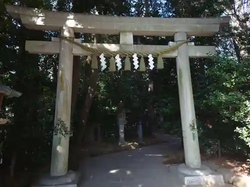 駒木諏訪神社の鳥居