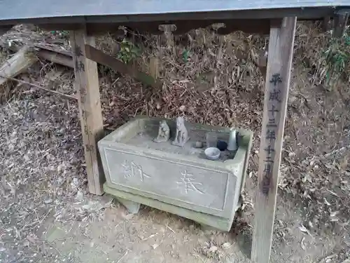 西蓮寺稲荷大明神の手水舎