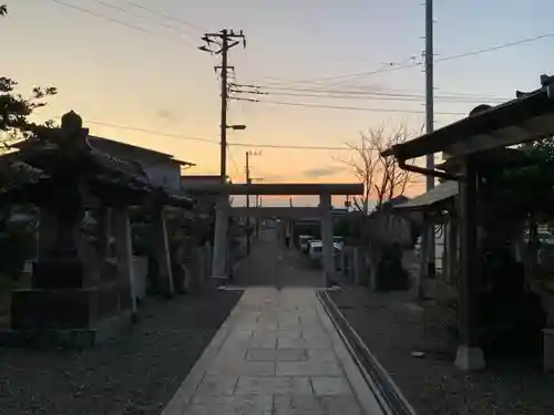 神明神社の鳥居