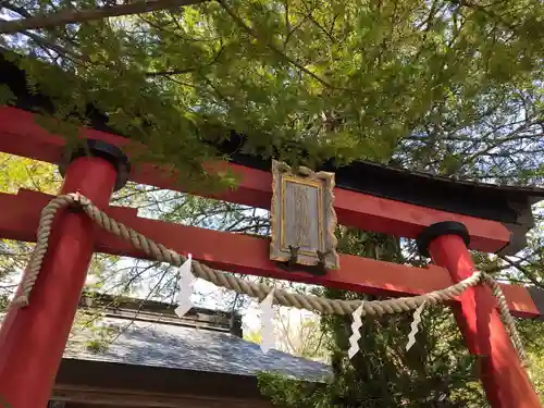 淺間神社（忍野八海）の鳥居