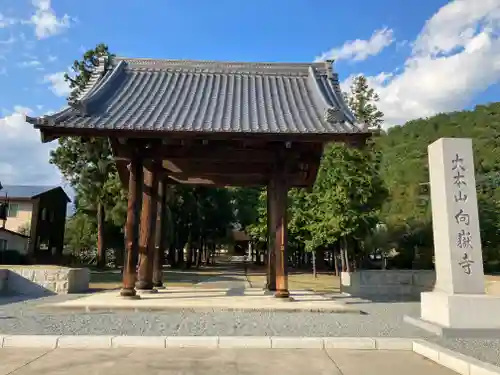 向嶽寺の山門