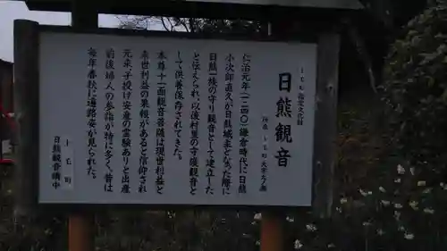 日熊観音の御朱印