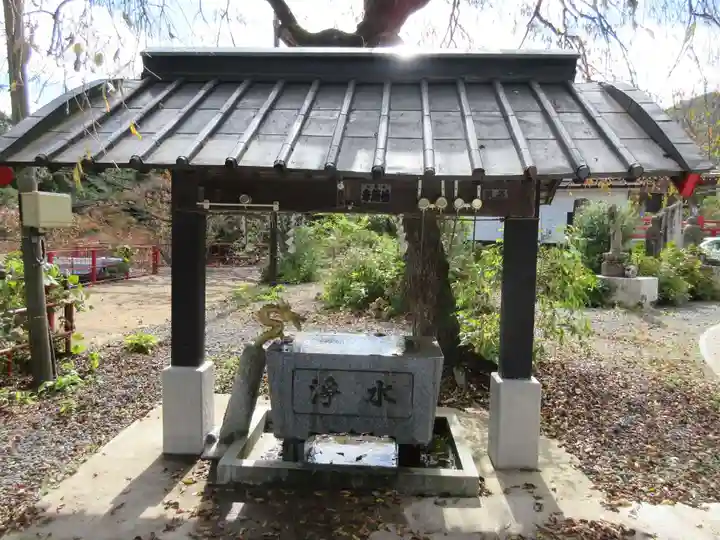 水上寺(成田山水上不動尊) の手水舎
