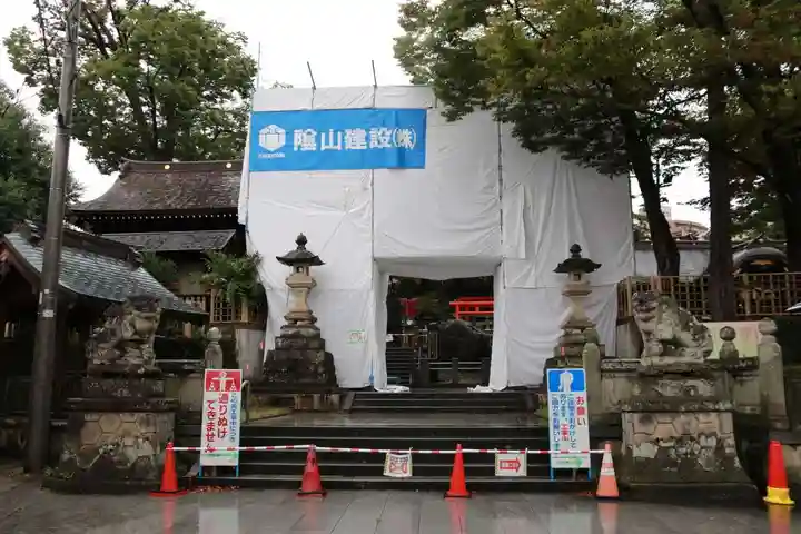 安積國造神社の鳥居