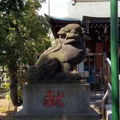 小村井 香取神社の狛犬