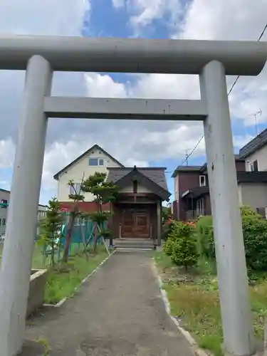 苗穂山農本神社の鳥居