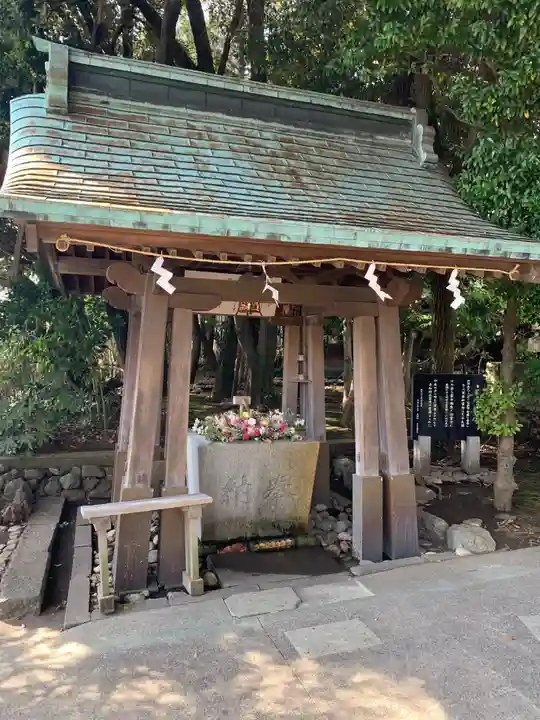 富知六所浅間神社の手水舎