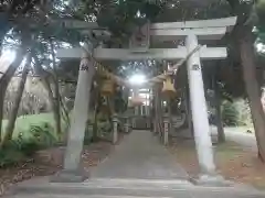 岡山八幡社の鳥居