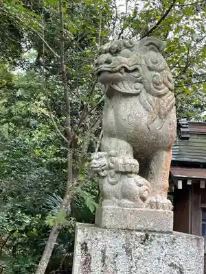 鶴峯八幡宮の狛犬