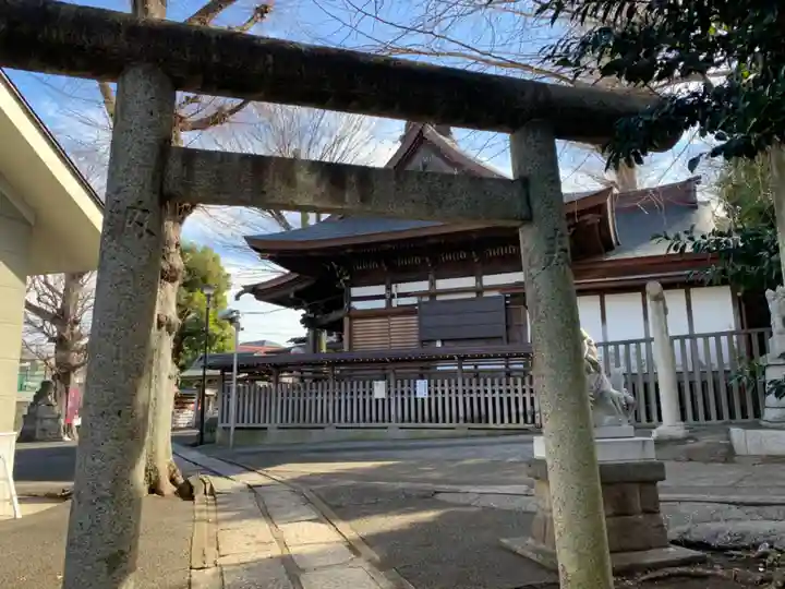 滝野川八幡神社の鳥居
