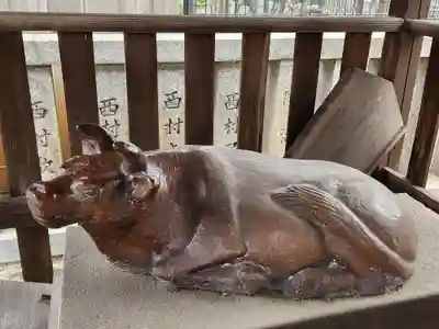 長洲天満宮の像