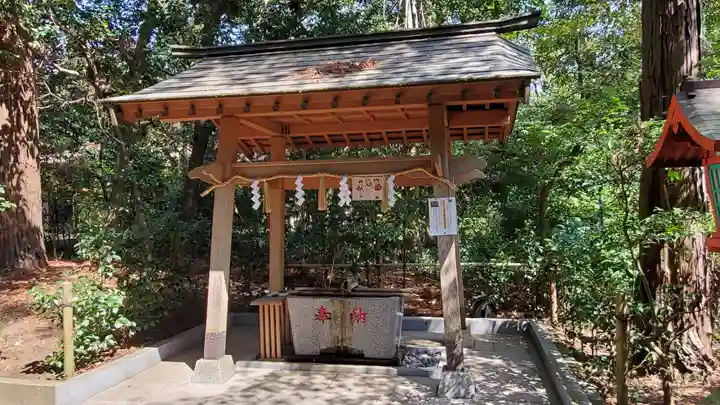 宮川熊野神社の手水舎