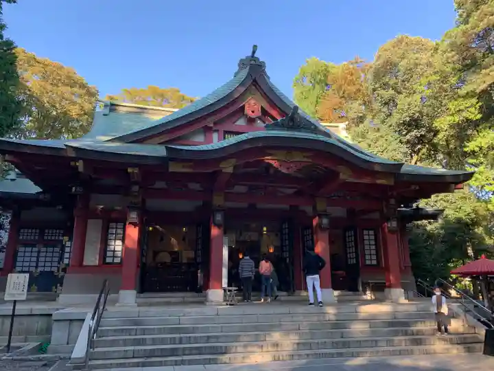 世田谷八幡宮の本殿・本堂
