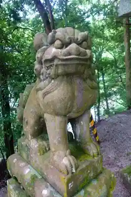 葛木水分神社の狛犬