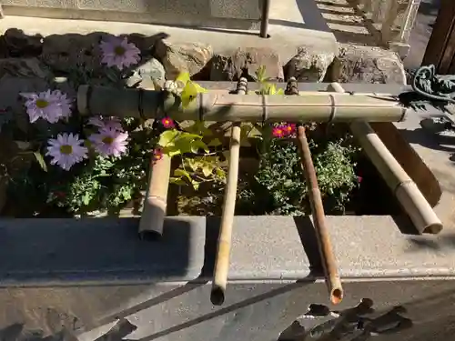 新羅神社の手水舎