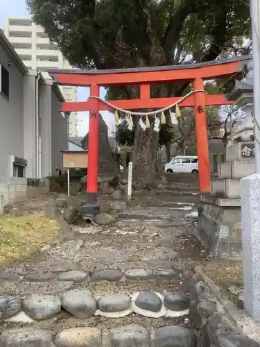 田光八幡社の鳥居