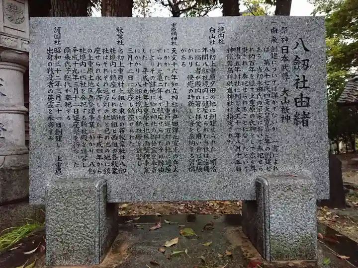 八劔社(上重原八劔社)のその他建物