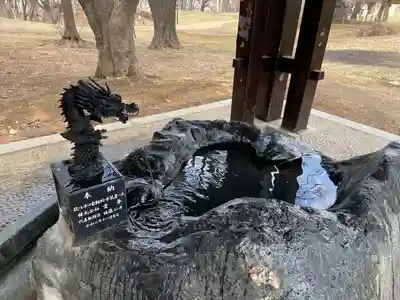 月寒神社の手水舎
