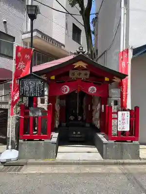 庚申塚(鳩森八幡神社社外)(東京都)