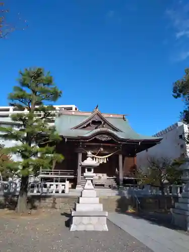 大棚・中川杉山神社の本殿・本堂