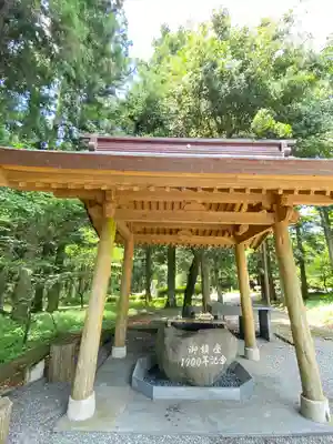 山宮浅間神社の手水舎