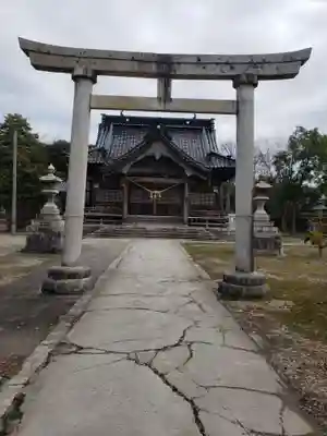 櫟原神社の鳥居